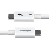 StarTech.com Câble Thunderbolt 5 de 50 cm (1,5 pi), 80 Gbit/s/Jusqu'à 120 Gbit/s, 2
