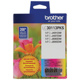 Brother LC3011BKS Black Ink Cartridge, Standard Yield