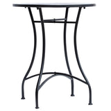 Table de patio ronde mosaïque 23,6