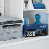 Brother TN630 Black Toner Cartridge, Standard Yield