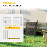 Dog Playpen for Indoor Outdoor use, 23.6
