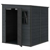 Outdoor Storage Shed with Lockable Door
