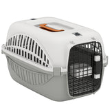 Transporteur pour animaux approuvé par les compagnies aériennes pour mini-chiens et chats avec porte en grillage d'acier