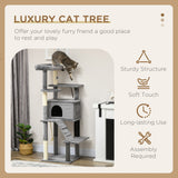 Arbre à chats pour grands chats adultes, arbre à chats 58