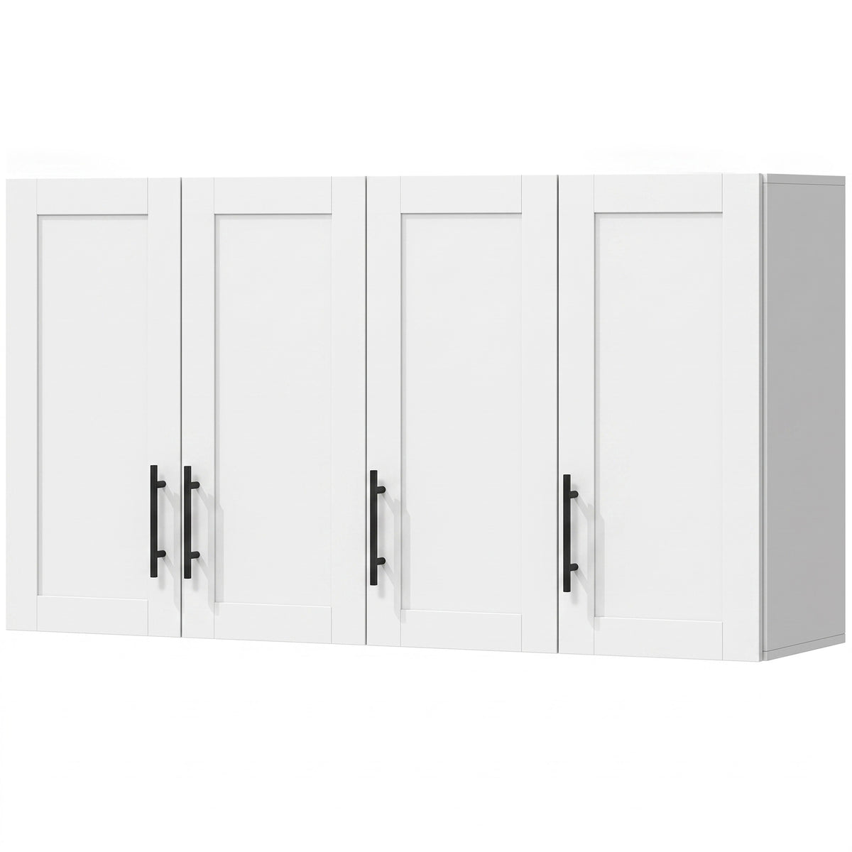 Modern Medicine Cabinet Wall Mounted, Bathroom Wall Cabinet with 3 Doors and Adjustable Shelves