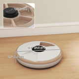 Automatic Cat Feeder for Dry Wet Food Timed Cat Dog Food Dispenser with 6 Trays 1 Ice Pack Battery Powered Light