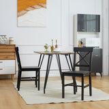 Wooden Dining Chairs Set of 2