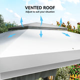 12' x 12' Pop Up Canopy Sun Shade Instant Tent Folding with Mesh Sidewalls