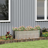5 x 2.5 x 2 ft Galvanized Raised Garden Bed