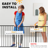 8 Panels Dog Playpen, Foldable Portable Pet Playpen with Door, for Small & Medium Dogs, 30