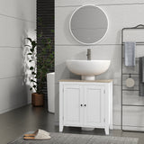 Bathroom Sink Vanity Unit, Under Sink Bathroom Cabinet with U-Shape Design and Adjustable Shelf