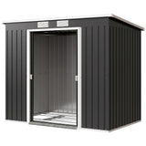 7' x 4' Galvanised Steel Garden Shed