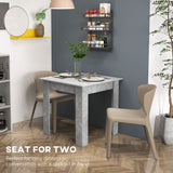 Square Dining Table, Space Saving Small Kitchen Table