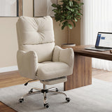 Office Chair with Foot Rest, Ergonomic Reclining Computer Gaming Chair w