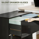 Lateral File Cabinet with 2 Drawers, Modern Filing Cabinet for Letter/A4/Legal Size Files