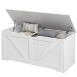 39.4 Inches Storage Chest, Storage Trunk with 2 Safety Hinges for Living Room