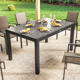 Expandable Outdoor Dining Table, 55