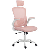 Ergonomic Office Chair, Mesh Desk Chair with Adjustable Headrest, Lumbar Support and Height