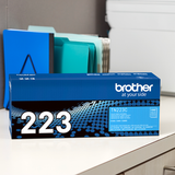 Cartouche de toner cyan Brother TN-223C - 1 300 pages