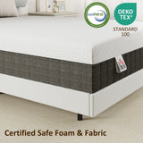 10 Inch Queen Mattress in a Box, Pressure Relief & Lumbar Support