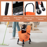 6.9 Gal/26L Mop Bucket, Wheels and Handle