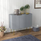 Meuble de rangement moderne, buffet de cuisine/salle à manger/couloir avec pieds dorés