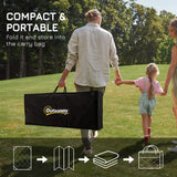 Reversible Outdoor Rug with Carry Bag, 9' x 12' Waterproof Rug