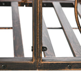 6FT Steel Garden Bridge with Safety Siderails