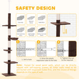 8.5ft Cat Climbing Tree 5-Tier