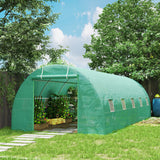 20x10x7ft Heavy Duty Tunnel Walk-in Greenhouse Outdoor Backyard Seed Plant Vegetables Grow Warm House