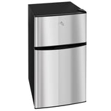 3.2 Cu Ft Compact Refrigerator, Adjustable Shelves and Reversible Doors for Bedroom