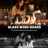 Propane Gas Fire Pit Table, Outdoor Firepit with 43