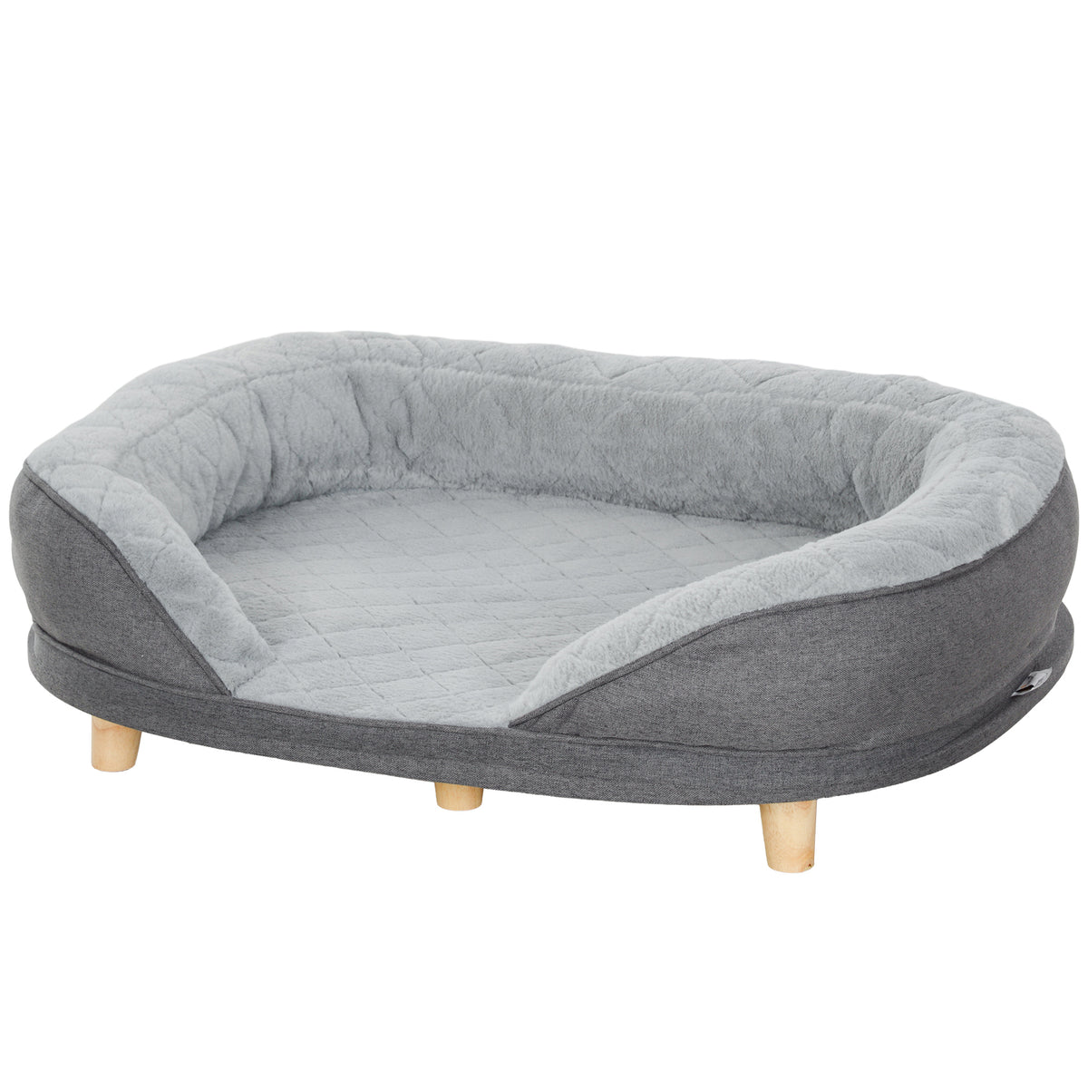 Pet Sofa Bed for Large Dogs with Removable Cushion