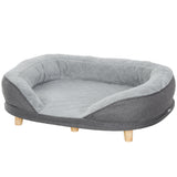 Pet Sofa Bed for Large Dogs with Removable Cushion