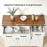 Sideboard Buffet Cabinet, 43