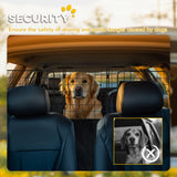 Dog Car Barrier for SUV, Adjustable Car Divider for Trunk Cargo Area, Heavy-Duty Steel Wire Mesh Barrier