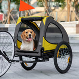 Dog Bike Trailer with Hitch Coupler, Quick Release Wheels