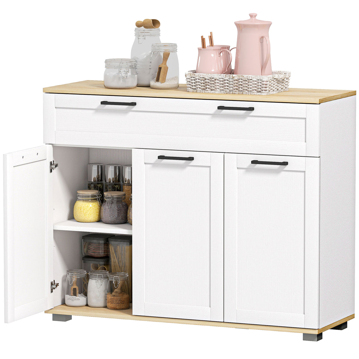 Sideboard Buffet Cabinet, Modern 40