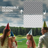 Waterproof Outdoor Rug, 6' x 9' RV Rug Reversible Mat for Backyard