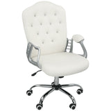Vanity Office Chair, Velvet Computer Desk Chair with Swivel Wheels, Adjustable Height, Tilt Function