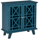 Storage Cabinet with Fretwork Doors and Shelf