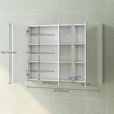 Three-Mirror Bathroom Medicine Storage Cabinet