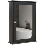 Bathroom Mirror Cabinet, Wall Mounted Medicine Cabinet with Door and Shelves