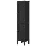Tall Bathroom Cabinet, Freestanding Storage Organizer with Adjustable Shelves and Cupboards
