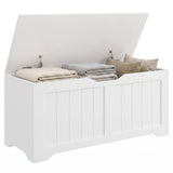 Storage Bench with Lift Top Storage Chest with Safety Hinges for Entryway