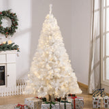 Sapin de Noël artificiel prélit 1,8 m, lumière LED blanc chaud, décoration de Noël festive pour la maison avec ouverture automatique