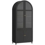 Armoire pantry à arche, armoire de rangement ferme 71