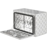 24 Inch Underbody Truck Tool Box, Storage Toolbox Chest Organizer with Lock and Keys