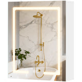 Bathroom Medicine Cabinet with Lights, Adjustable Shelves