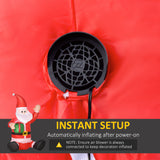 3.9ft Outdoor Christmas Lighted Inflatable Santa Claus with Gift Box